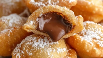 Fried Nutella Dumplings