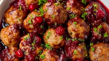 Quick Cranberry Meatballs
