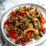 Mediterranean Ground Beef Stir Fry
