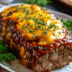 BBQ Cheddar Meatloaf