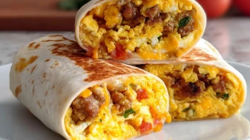 Effortless Tasty Make-Ahead Breakfast Burritos