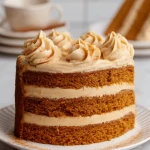 Pumpkin Layer Cake With Brown Sugar And Cinnamon Cream Cheese Frosting
