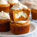 Keto Pumpkin Muffins with Cream Cheese Core
