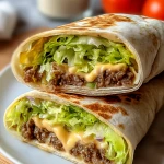Homemade Big Mac Wraps