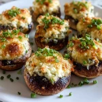 Irresistibly Easy Cream Cheese Stuffed Mushrooms