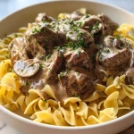 Crock Pot Beef Stroganoff