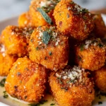 Crispy Sweet Potato Bites with Herbed Parmesan Butter
