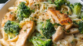 Alfredo Chicken and Broccoli Pasta