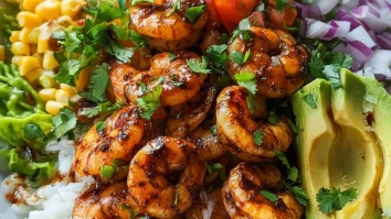 Spicy Shrimp Burrito Bowl