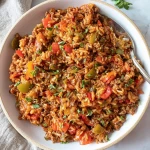 The BEST Unstuffed Pepper Skillet