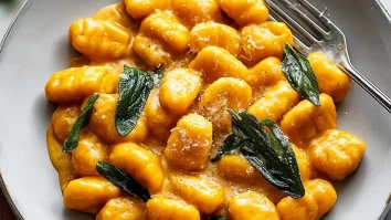 Creamy Pumpkin Gnocchi