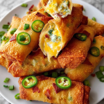 Jalapeno Popper Egg Rolls