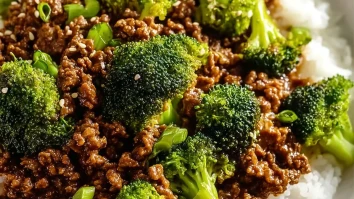 Ground Beef and Broccoli