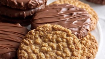 Homemade Chocolate Hobnobs