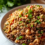 Quick and Tasty Dirty Rice with Ground Beef