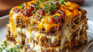 Cheesy Meatloaf Casserole