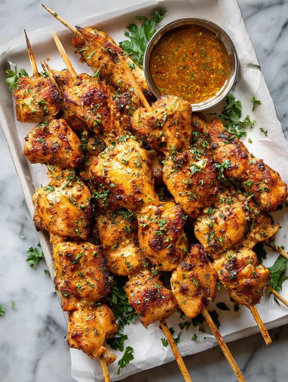Cowboy Butter Chicken Skewers