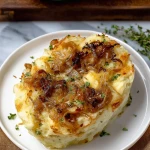 Twice Baked French Onion Mashed Potatoes