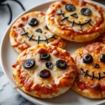 Halloween Mini Pizzas