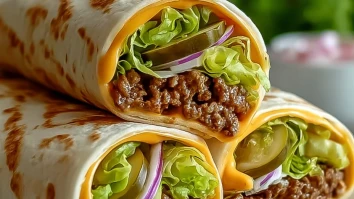 Easy Big Mac Wrap