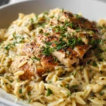Creamy Parmesan Chicken and Orzo