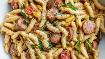 Summer Kielbasa Pasta