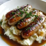 Classic Bangers and Mash